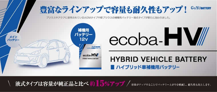 国産車 船 12v バッテリー Hv L1 Ecoba Hv 液式 G Yu