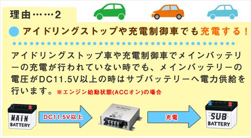 走行充電器 60a 12v 昇圧回路付 アイソレーター Bal 2705