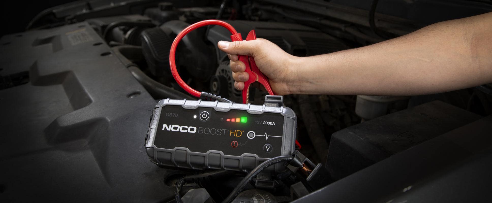 バッテリー ジャンプスターター NOCO genius BOOST GB70（リチウムイオン電池内蔵）12V 鉛電池用