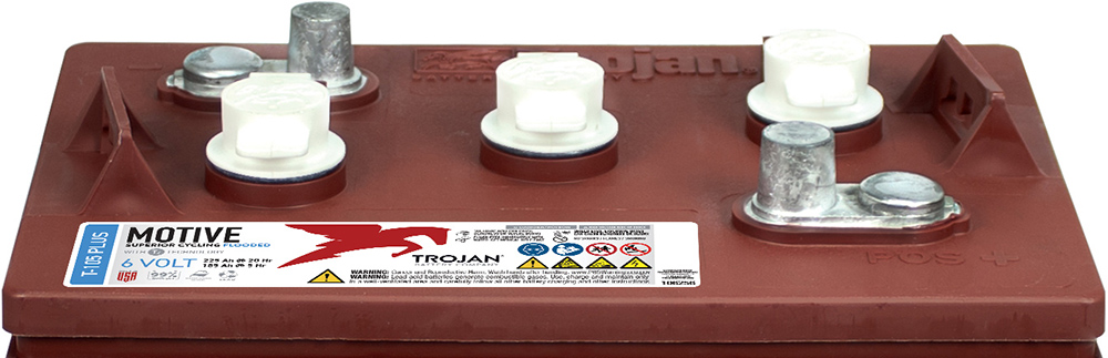 Trojan ディープサイクル バッテリ T-105 Plus ／ 6V・225Ah 20
