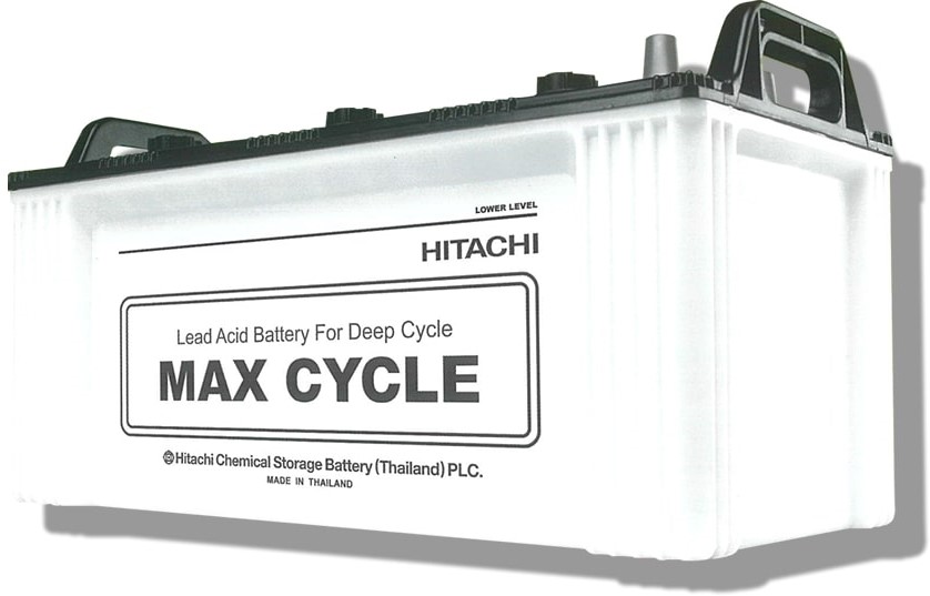 日立化成 MAX CYCLE EB バッテリー 開放型 12V EB160 (端子：LR 向き4)