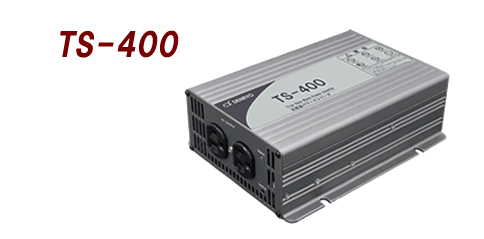 正弦波 DC->AC インバーター DENRYO 電菱 TS-400-124A (入力DC24V)
